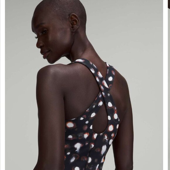 Lululemon Court Crush Tennis Dress NWT Haze Dot Inverse Orange Multi SIze 6 - Picture 5 of 11